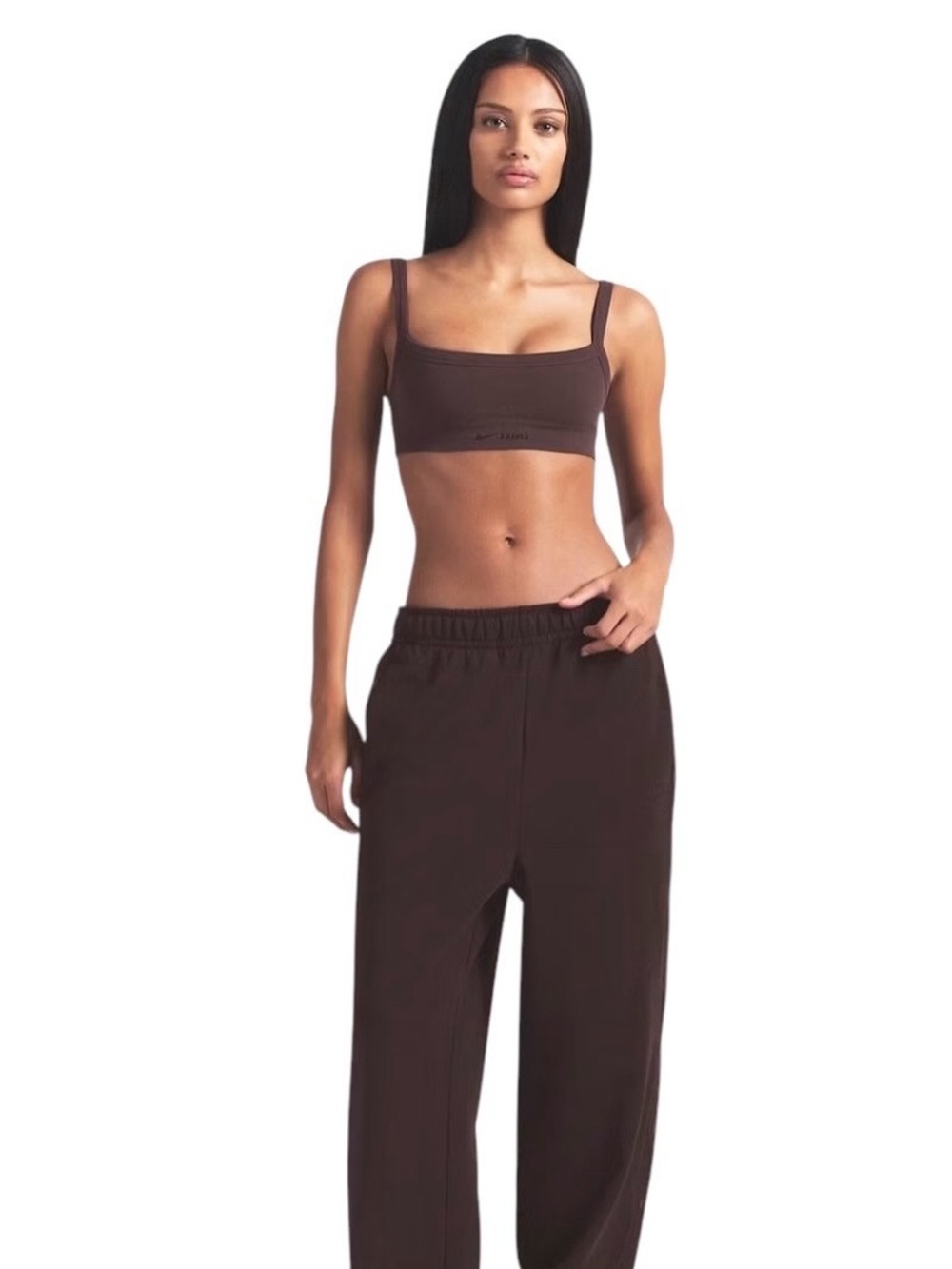 Vintage Nike SKIMS Cami Bra Phoenix Brown XS Limited Edition Crossover NWOT